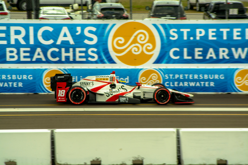 Sebastien Bourdais up to second.